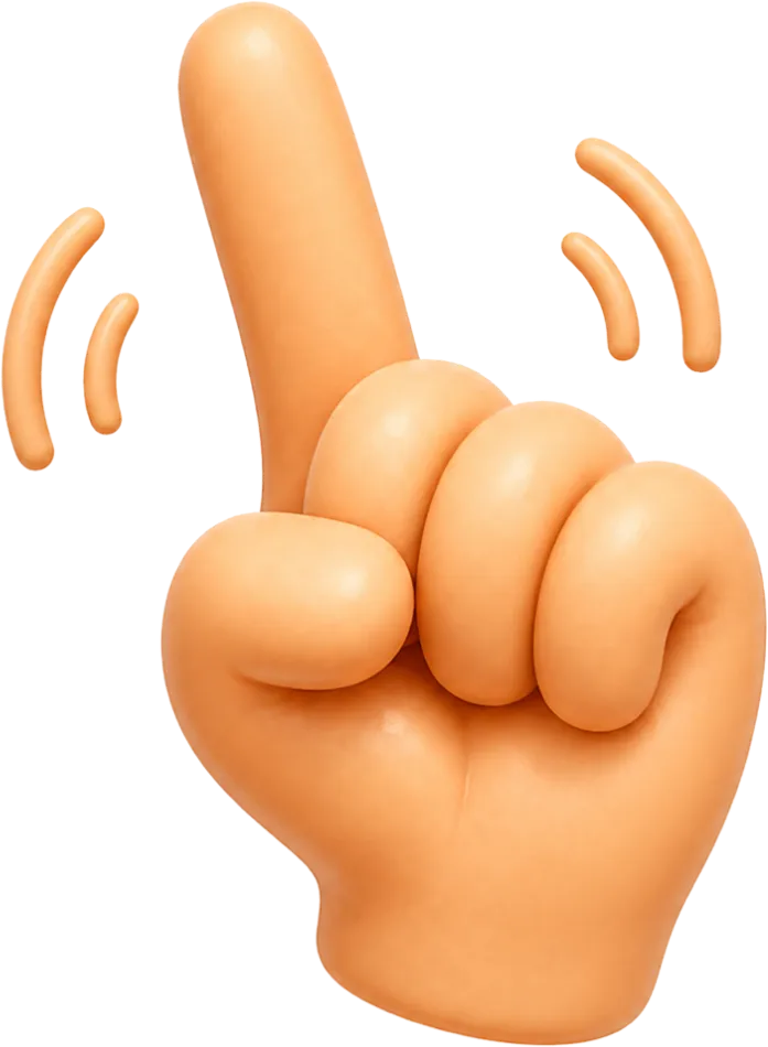 Wagging finger